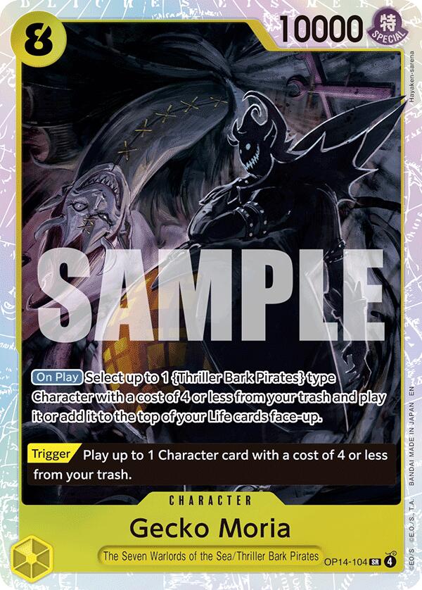 Gecko Moria (OP14-104) [The Azure Sea's Seven] | Clutch Gaming