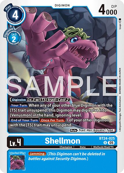 Shellmon [BT24-025] [Time Stranger] | Clutch Gaming