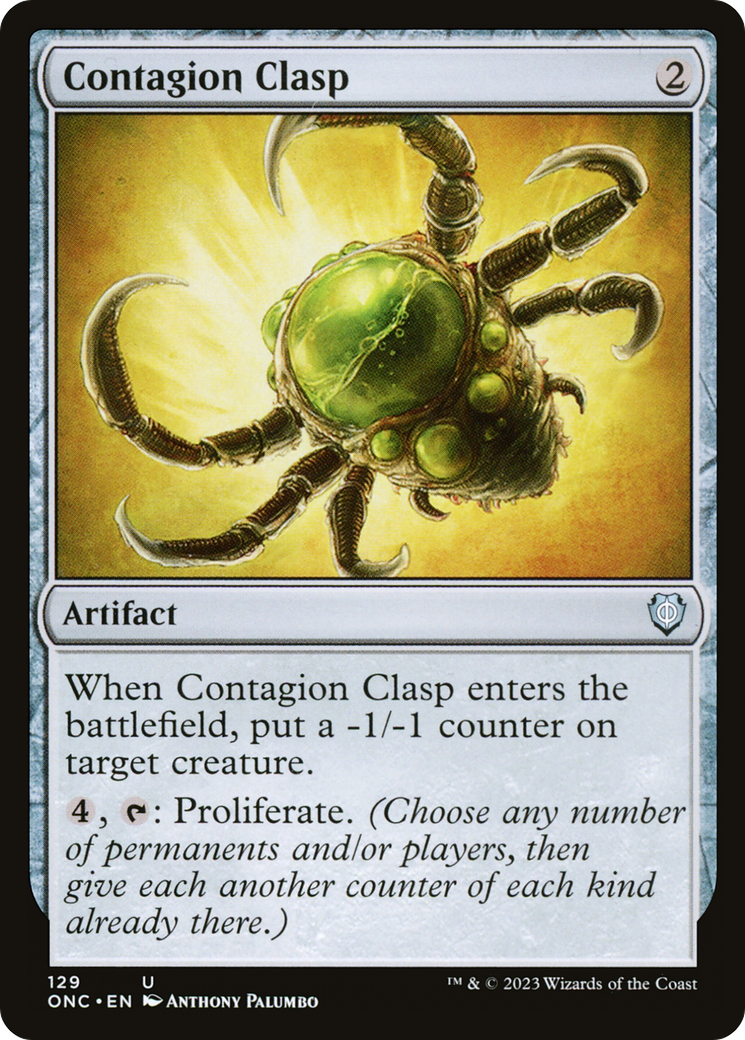 Contagion Clasp [Phyrexia: All Will Be One Commander] | Clutch Gaming