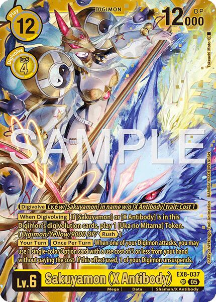 Sakuyamon [EX8-037] (X Antibody) (Alternate Art) [Starter Deck: Amethyst Mandala Advanced Deck Set] | Clutch Gaming