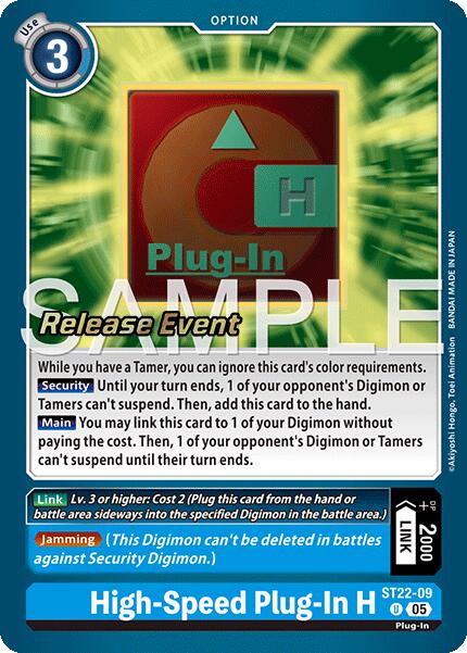 High-Speed Plug-In H [ST22-09] [Starter Deck: Amethyst Mandala Advanced Deck Set Release Event Cards] | Clutch Gaming