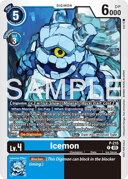 Icemon [P-215] (Official Store Tournament 2026 Vol. 1) [Promotional Cards] | Clutch Gaming