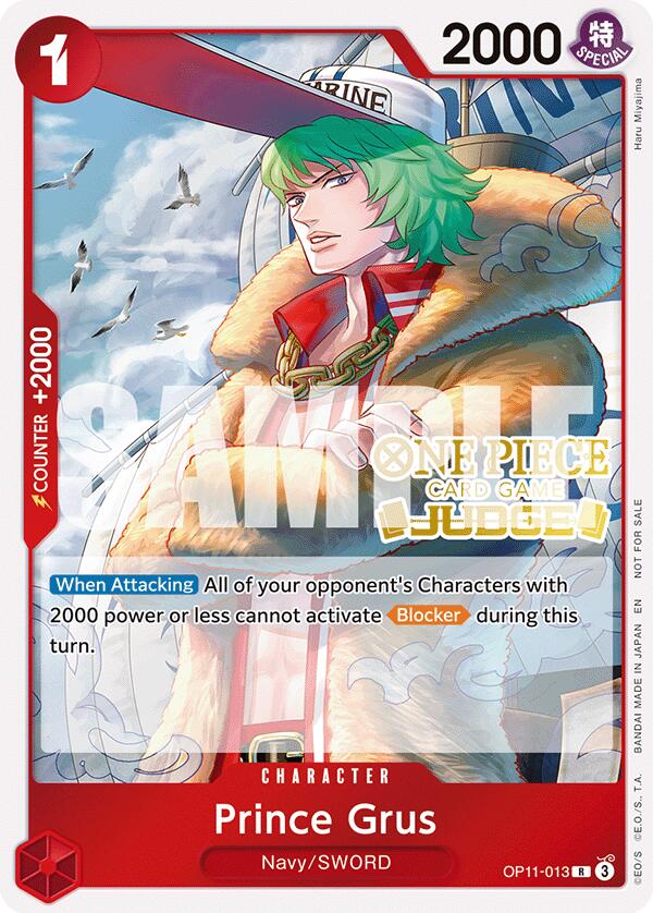 Prince Grus (Judge Pack Vol. 7) [One Piece Promotion Cards] | Clutch Gaming