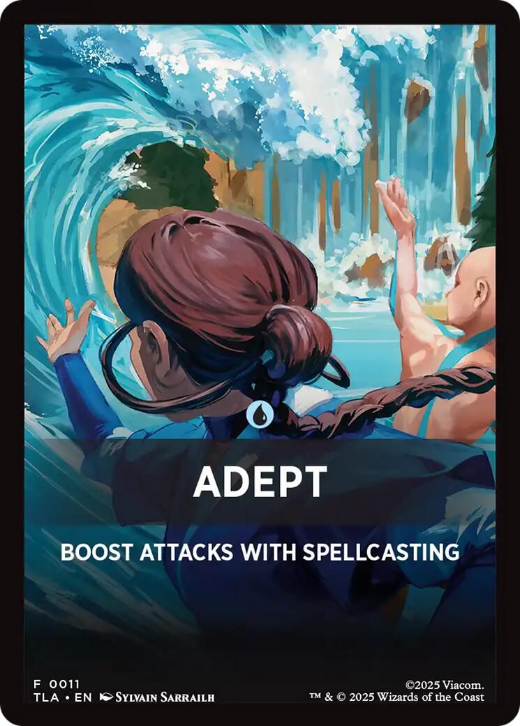 Adept Theme Card [Avatar: The Last Airbender Tokens] | Clutch Gaming