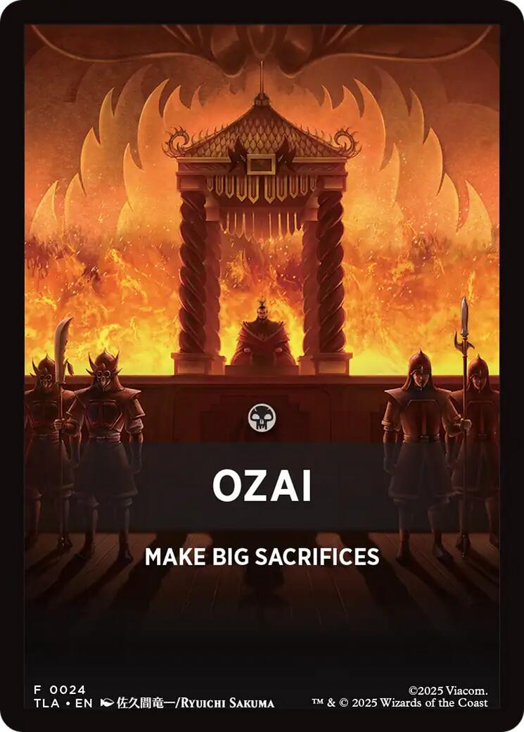 Ozai Theme Card [Avatar: The Last Airbender Tokens] | Clutch Gaming