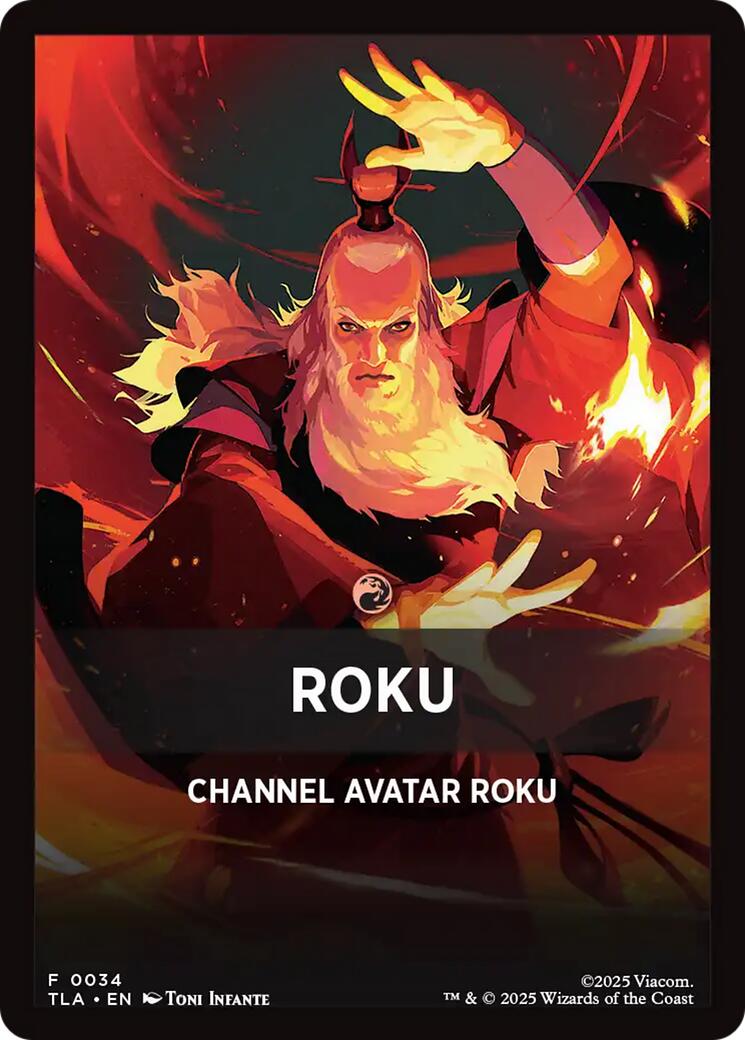 Roku Theme Card [Avatar: The Last Airbender Tokens] | Clutch Gaming