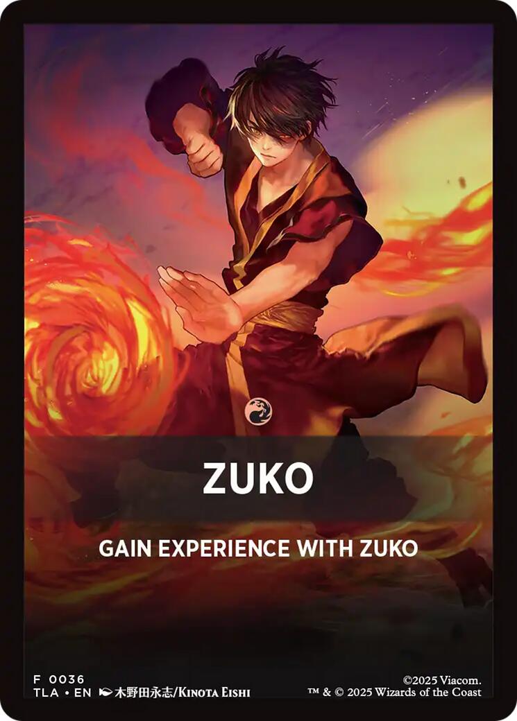 Zuko Theme Card [Avatar: The Last Airbender Tokens] | Clutch Gaming