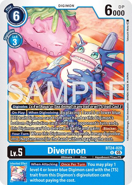 Divermon [BT24-028] [Time Stranger] | Clutch Gaming