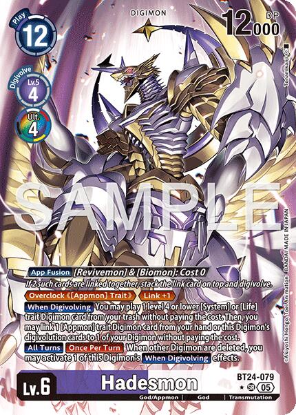Hadesmon [BT24-079] (Alternate Art) [Time Stranger] | Clutch Gaming
