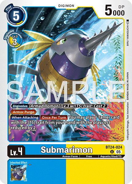 Submarimon [BT24-024] [Time Stranger] | Clutch Gaming