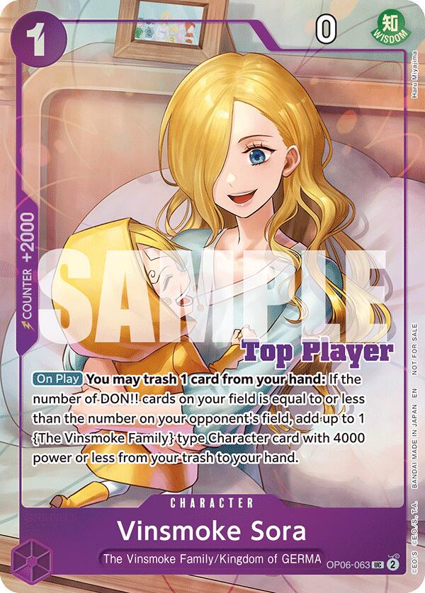 Vinsmoke Sora (CS 25-26 Top Player Pack Vol. 2) [One Piece Promotion Cards] | Clutch Gaming