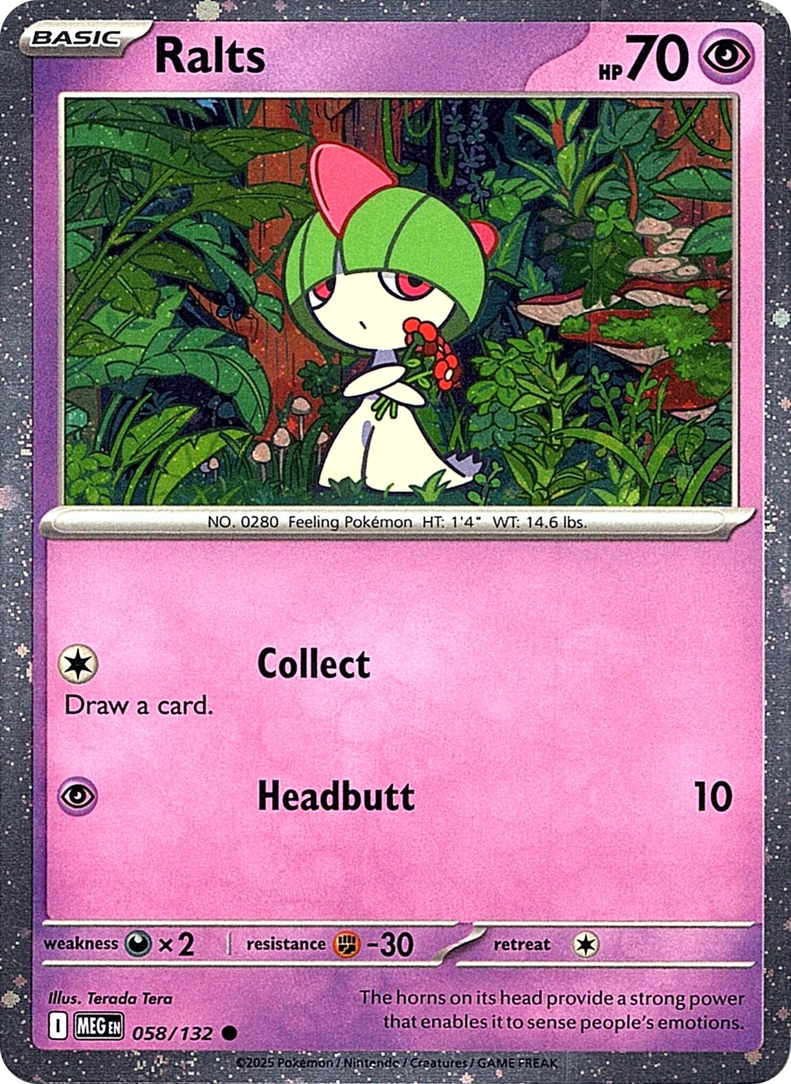 Ralts (058/132) (Cosmos Holo) [Miscellaneous Cards] | Clutch Gaming