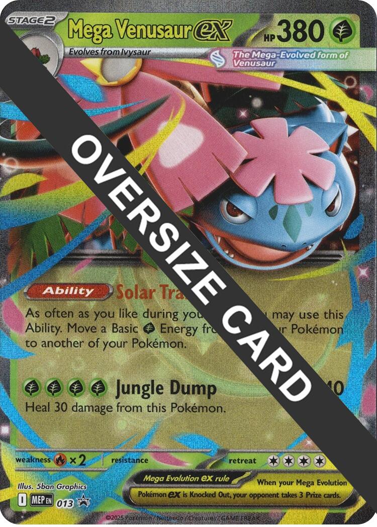 Mega Venusaur ex (013) (Jumbo) [Mega Evolution Promo] | Clutch Gaming