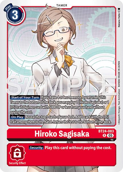 Hiroko Sagisaka [BT24-083] [Time Stranger] | Clutch Gaming