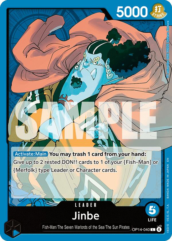 Jinbe (OP14-040) [The Azure Sea's Seven] | Clutch Gaming