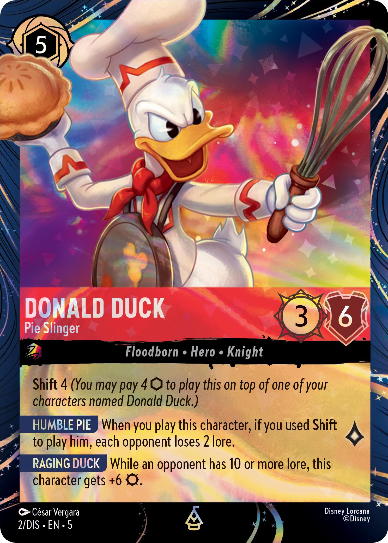 Donald Duck - Pie Slinger (2) [Promo Cards] | Clutch Gaming