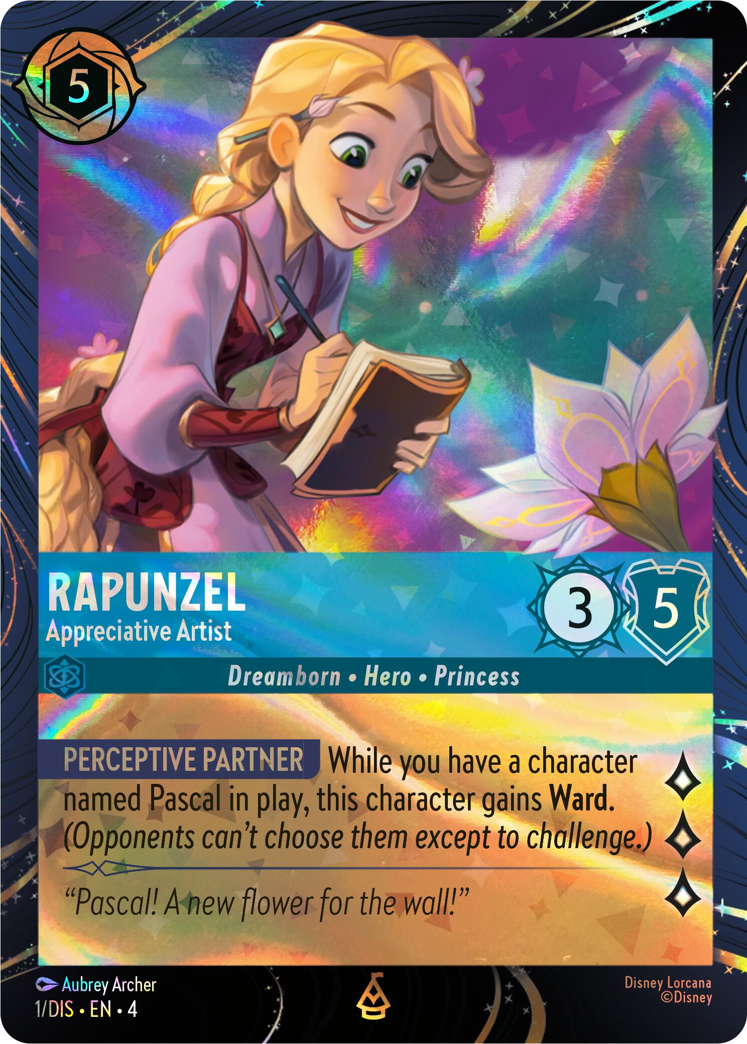 Rapunzel - Appreciative Artist (1) [Promo Cards] | Clutch Gaming
