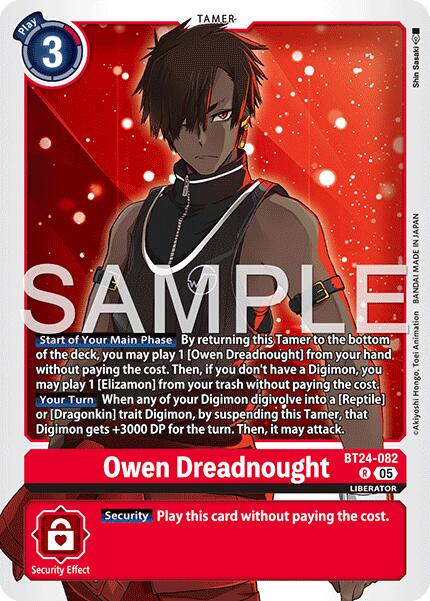 Owen Dreadnought [BT24-082] [Time Stranger] | Clutch Gaming