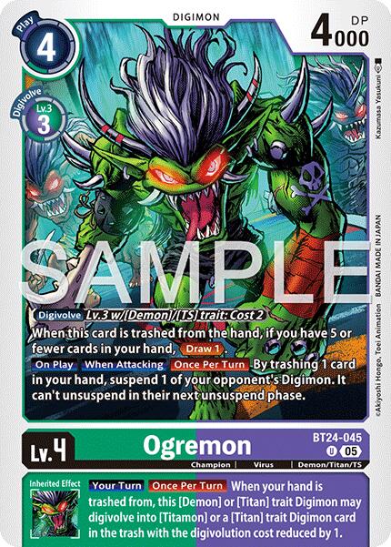 Ogremon [BT24-045] [Time Stranger] | Clutch Gaming