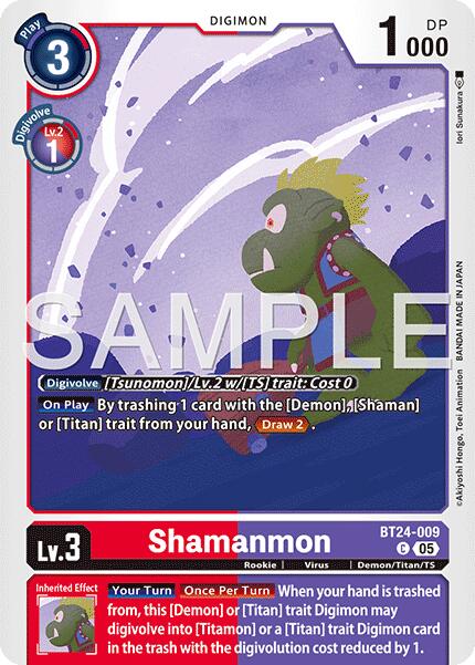 Shamanmon [BT24-009] [Time Stranger] | Clutch Gaming