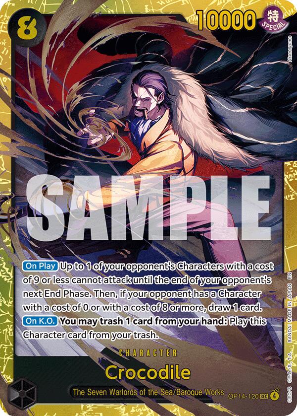 Crocodile (OP14-120) [The Azure Sea's Seven] | Clutch Gaming