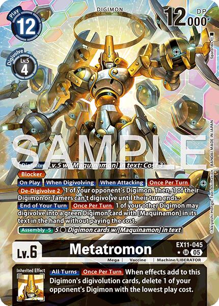 Metatromon [EX11-045] (Alternate Art) [Dawn of Liberator] | Clutch Gaming