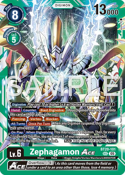 Zephagamon ACE [BT20-101] [Advanced Booster Digimon Generation] | Clutch Gaming