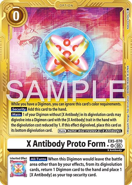 X Antibody Proto Form [EX5-070] (Alternate Art) [Advanced Booster Digimon Generation] | Clutch Gaming