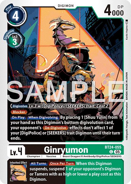 Ginryumon [BT24-055] [Time Stranger] | Clutch Gaming