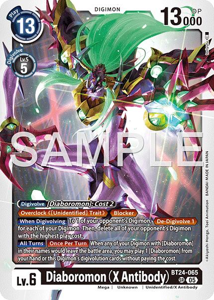 Diaboromon [BT24-065] (X Antibody) [Time Stranger] | Clutch Gaming