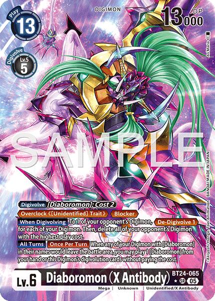 Diaboromon [BT24-065] (X Antibody) (Alternate Art) [Time Stranger] | Clutch Gaming