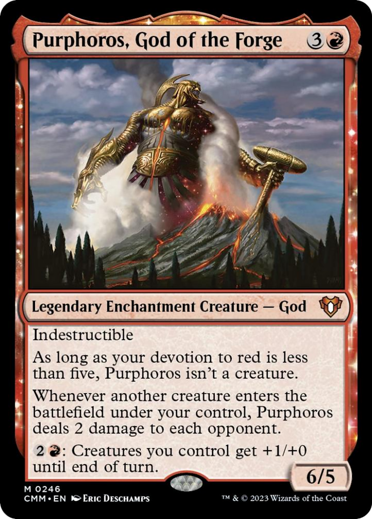 Purphoros, God of the Forge [Commander Masters] | Clutch Gaming