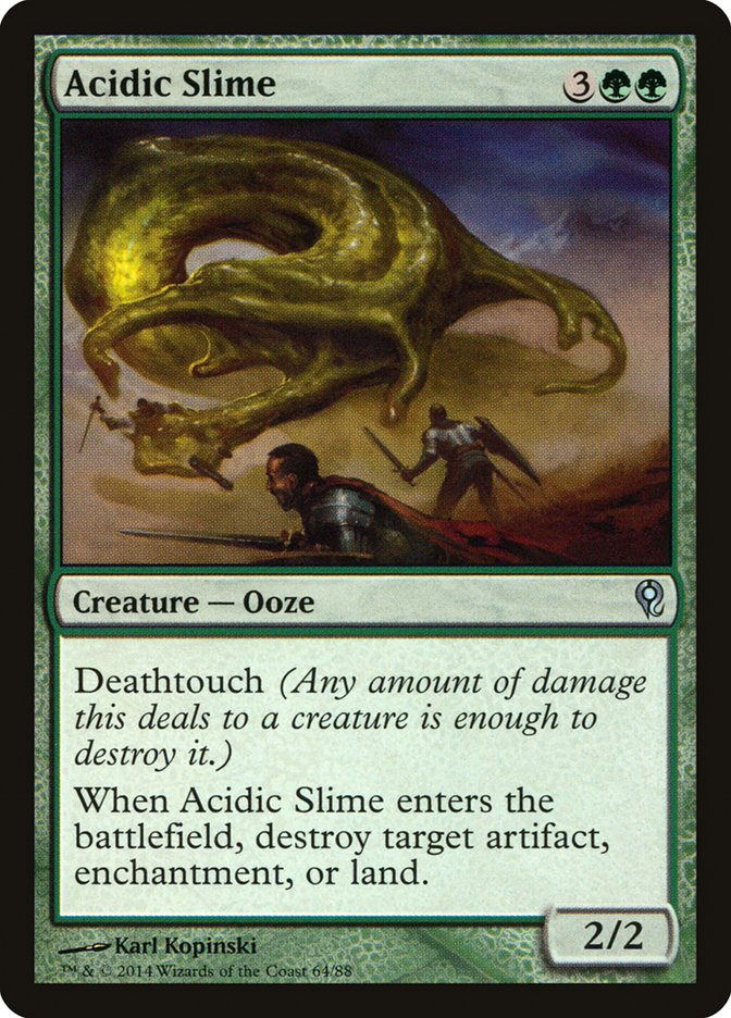 Acidic Slime [Duel Decks: Jace vs. Vraska] | Clutch Gaming