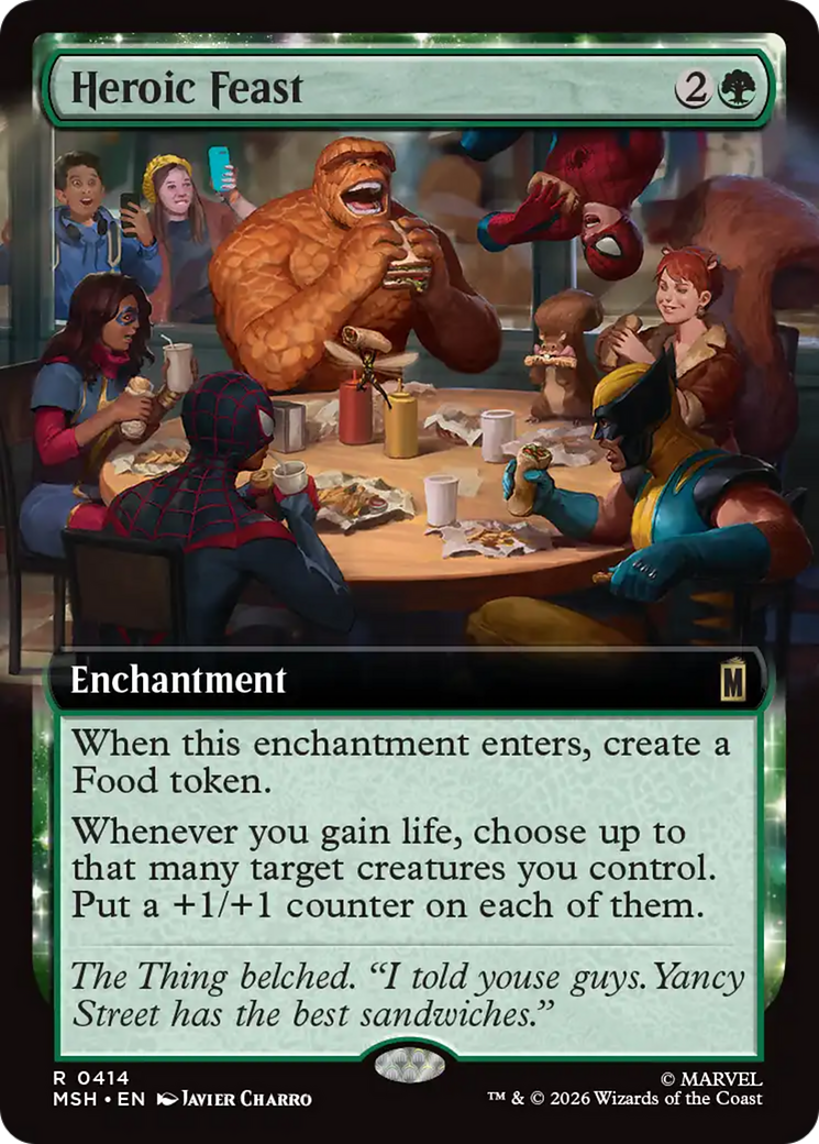 Heroic Feast (Extended Art) [Marvel Super Heroes] | Clutch Gaming