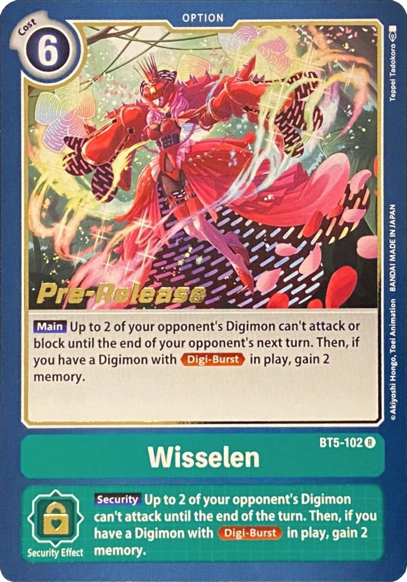 Wisselen [BT5-102] [Battle of Omni Pre-Release Promos] | Clutch Gaming