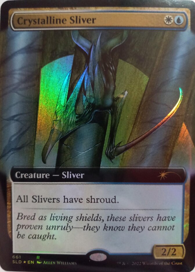 Crystalline Sliver (Extended Art) [Secret Lair Drop Promos] | Clutch Gaming