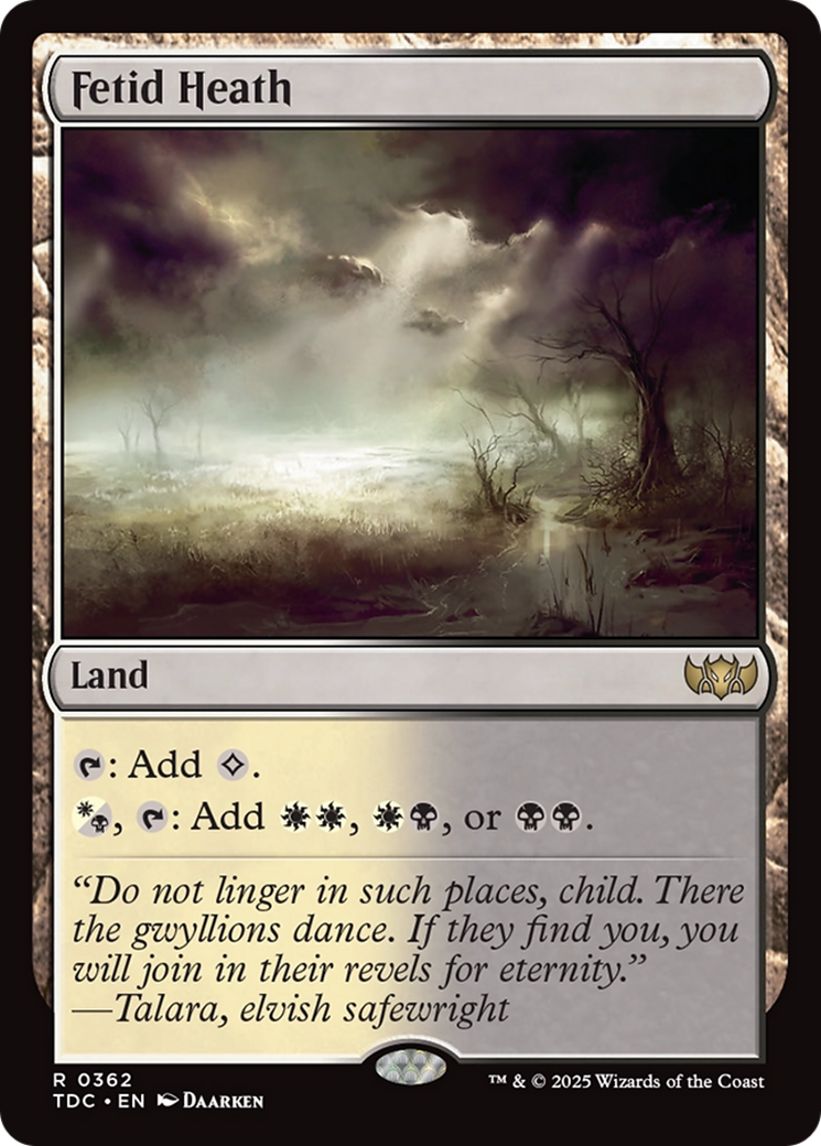 Fetid Heath [Tarkir: Dragonstorm Commander] | Clutch Gaming