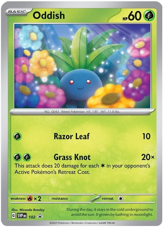 Oddish (102) [Scarlet & Violet: Black Star Promos] | Clutch Gaming