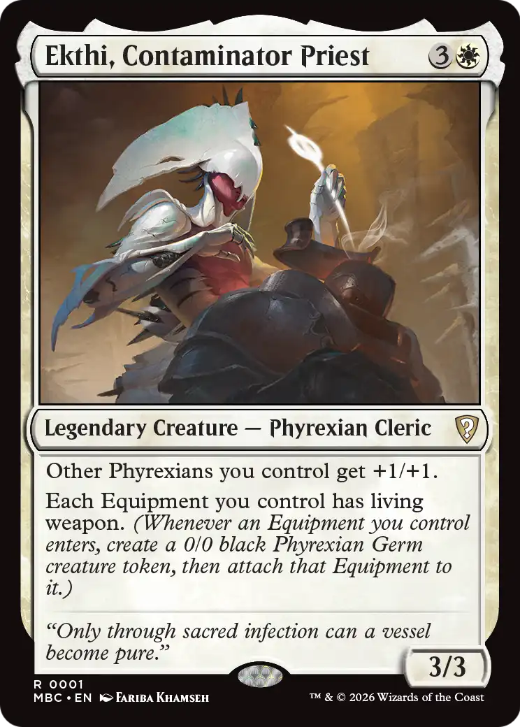 Ekthi, Contaminator Priest [Mystery Booster: Commander Edition] | Clutch Gaming