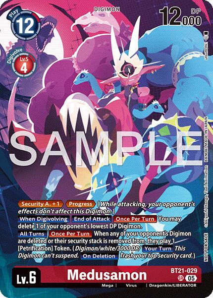 Medusamon [BT21-029] (2026 Dash Pack Campaign) (Alternate Art - Chinese) [World Convergence] | Clutch Gaming