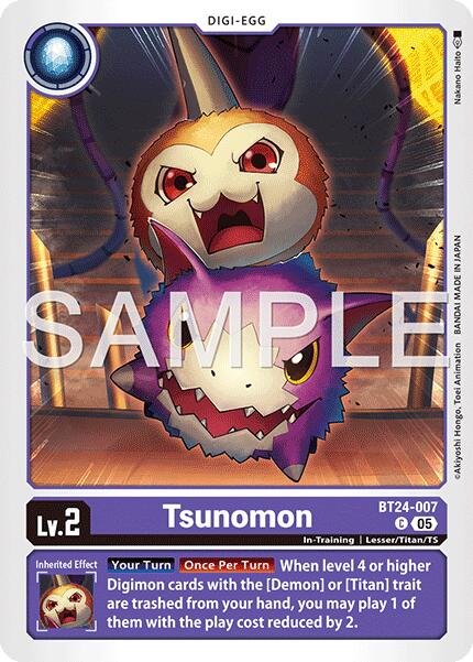 Tsunomon [BT24-007] [Time Stranger] | Clutch Gaming