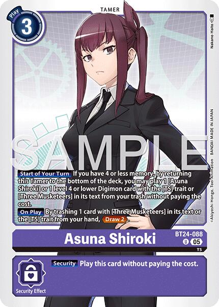 Asuna Shiroki [BT24-088] [Time Stranger] | Clutch Gaming