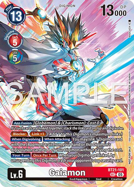 Gaiamon [BT21-101] (2026 Dash Pack Campaign) (Alternate Art - Chinese) [World Convergence] | Clutch Gaming