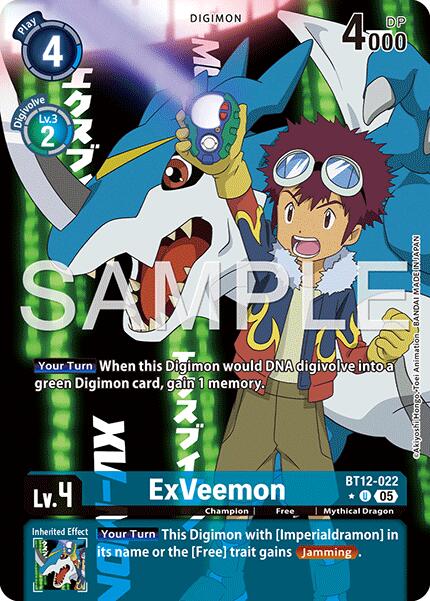 ExVeemon [BT12-022] (Alternate Art) [Advanced Booster Digimon Generation] | Clutch Gaming