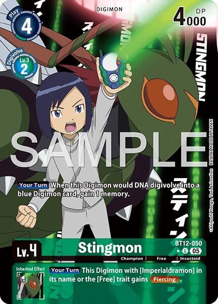 Stingmon [BT12-050] (Alternate Art) [Advanced Booster Digimon Generation] | Clutch Gaming
