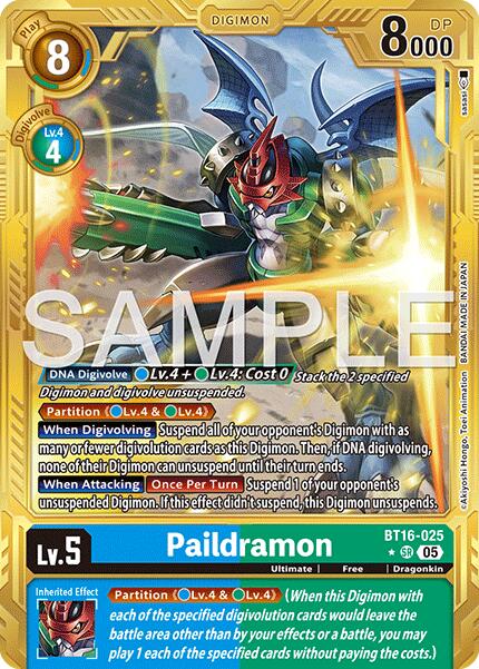 Paildramon [BT16-025] (Alternate Art) [Advanced Booster Digimon Generation] | Clutch Gaming