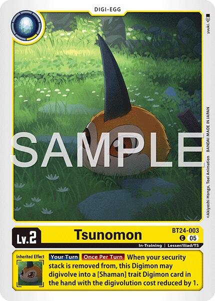 Tsunomon [BT24-003] [Time Stranger] | Clutch Gaming