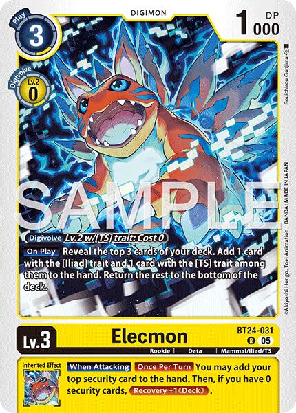Elecmon [BT24-031] [Time Stranger] | Clutch Gaming
