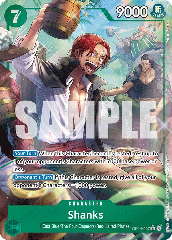 Shanks (Alternate Art) [The Azure Sea's Seven] | Clutch Gaming