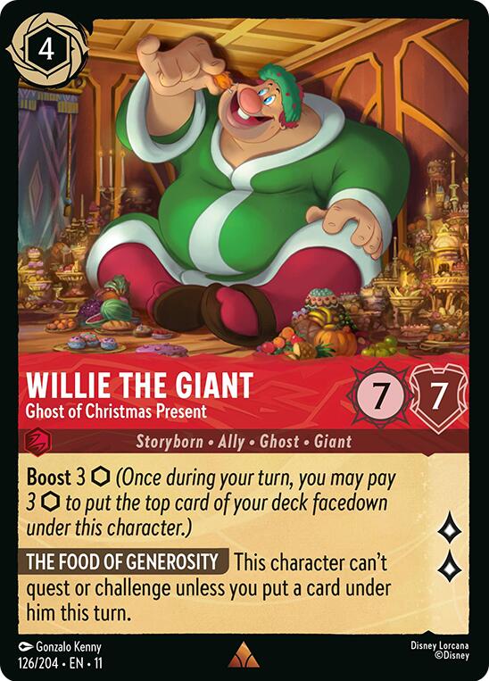 Willie the Giant - Ghost of Christmas Present (126/204) [Winterspell] | Clutch Gaming
